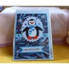 Weihnachtskarte mit  Pinguin,Weihnachtskarte,