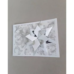 Weihnachtskarte Stern, Geldgeschenkverpackung