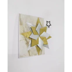 Weihnachtskarte Stern in 3d Design, Geldgeschenk, Weihnachtsgrüße