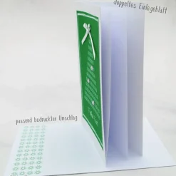 Weihnachtskarte Weihnachtsbaum grün