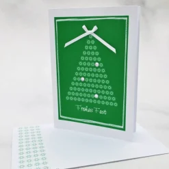 Weihnachtskarte Weihnachtsbaum grün