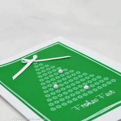 Weihnachtskarte Weihnachtsbaum grün