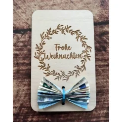 Weihnachtskarten aus Holz, Grußkarten