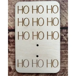 Weihnachtskarten aus Holz, Grußkarten