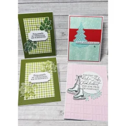 Weihnachtskarten Grußkarten Karten Weihnachten Fest Weihnachtszeit Handmade Stampin‘ Up!