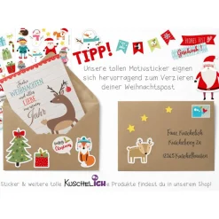 Weihnachtskarten Set Classic - 8 Postkarten, 4 Klappkarten mit Umschlag