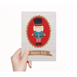 Weihnachtskarten Set Classic - 8 Postkarten, 4 Klappkarten mit Umschlag