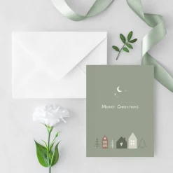 Weihnachtskarten Set *Peace and Joy* / Geschenkkarten für Weihnachten und Neujahr