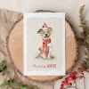 Weihnachtskarten Set *Woofy Christmas* / Aquarell Geschenkkarten für Weihnachten mit Hundemotiven