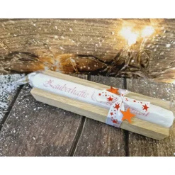 Weihnachtskerze in Holzbox - kleine Weihnachtsgeschenke - perfektes Wichtelgeschenk