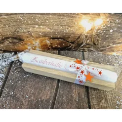 Weihnachtskerze in Holzbox - kleine Weihnachtsgeschenke - perfektes Wichtelgeschenk