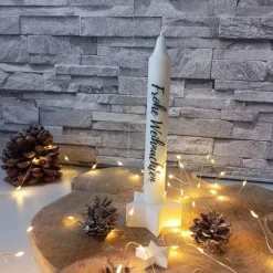 Weihnachtskerze, Kerze Weihnachten, Weihnachtskerze, Kerzen Weihnachten, Weihnachtsgeschenke, Kerze mit Spruch