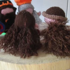 Weihnachtskrippe - Krippe handgefertigt - mit LED-Beleuchtung