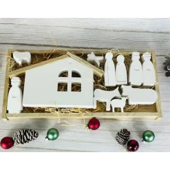 Weihnachtskrippe aus Keraflott – Moderne Deko mit traditionellem Charme