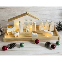 Weihnachtskrippe aus Keraflott – Moderne Deko mit traditionellem Charme