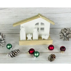 Weihnachtskrippe aus Keraflott – Moderne Deko mit traditionellem Charme