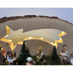 Weihnachtskrippe Krippe Weihnachtsdeko Sternschnuppe