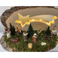 Weihnachtskrippe Krippe Weihnachtsdeko Sternschnuppe