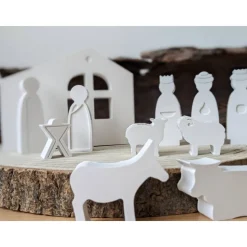 Weihnachtskrippe Raysin, 11-teilig, Weihnachten Deko