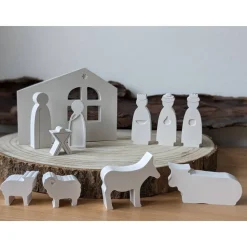 Weihnachtskrippe Raysin, 11-teilig, Weihnachten Deko