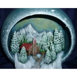 Weihnachtskugel mit Landschaft zum hängen oder stellen