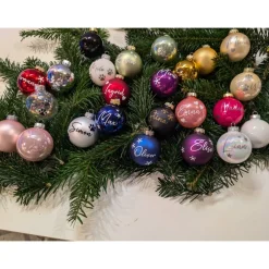 Weihnachtskugel mit Namen, Personalisiert, Christbaumkugel, Weihnachten, Christmas, Geschenk, Geschenke, Liebe, Love