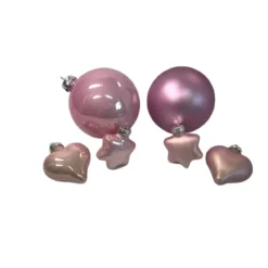 Weihnachtskugel mit Namen aus Glas in verschiedenen Farben und Formen Christbaumkugel