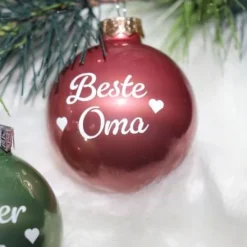 Weihnachtskugel *personalisiert beklebt*