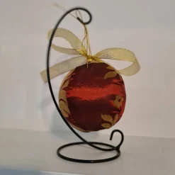 Weihnachtskugel Upcycling aus Stoff | Christbaumkugel Weihnachtsdeko | Handmade Tischdeko & nachhaltige Dekoidee