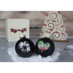 Weihnachtskugeln mit Foto, Logo, für Paten mit Ultraschallbild