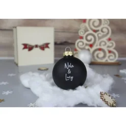 Weihnachtskugeln mit Foto, Logo, für Paten mit Ultraschallbild