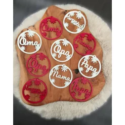 Weihnachtskugeln mit Name