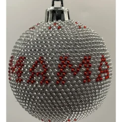 Weihnachtskugeln/ Weihnachtsbaumschmuck/ Weihnachtsdeko aus Glasperlen/ Weihnachten/ Advent/ Adventszeit/ Christbaumsch