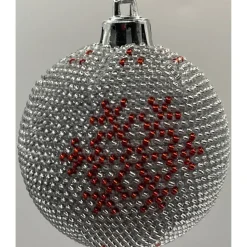 Weihnachtskugeln/ Weihnachtsbaumschmuck/ Weihnachtsdeko aus Glasperlen/ Weihnachten/ Advent/ Adventszeit/ Christbaumsch