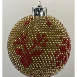 Weihnachtskugeln/Weihnachtsbaumschmuck/Weihnachtsdeko aus Glasperlen