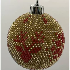 Weihnachtskugeln/Weihnachtsbaumschmuck/Weihnachtsdeko aus Glasperlen