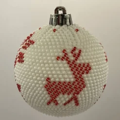 Weihnachtskugeln/Weihnachtsbaumschmuck/Weihnachtsdeko aus Glasperlen