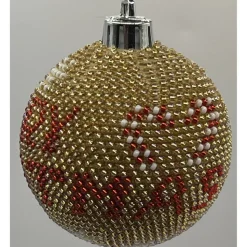 Weihnachtskugeln/Weihnachtsbaumschmuck/Weihnachtsdeko aus Glasperlen