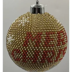Weihnachtskugeln/Weihnachtsbaumschmuck/Weihnachtsdeko aus Glasperlen