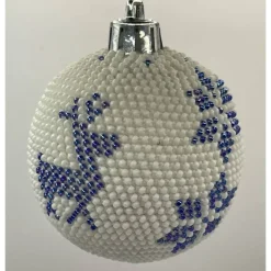 Weihnachtskugeln/Weihnachtsbaumschmuck/Weihnachtsdeko aus Glasperlen