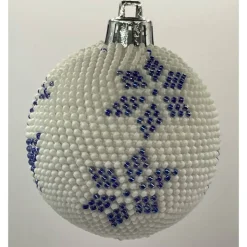 Weihnachtskugeln/Weihnachtsbaumschmuck/Weihnachtsdeko aus Glasperlen