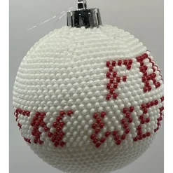 Weihnachtskugeln/Weihnachtsbaumschmuck/Weihnachtsdeko aus Glasperlen
