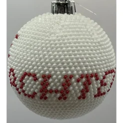 Weihnachtskugeln/Weihnachtsbaumschmuck/Weihnachtsdeko aus Glasperlen