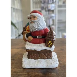 Weihnachtsmann - Nikolaus - Weihnachtsdekoration - Keramik