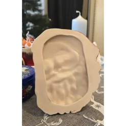 Weihnachtsmann - Weihnachtsschmuck zum aufhängen - Keramik -