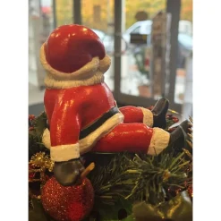 Weihnachtsmann aus Keramik - Weihnachtsdekoration - Nikolaus