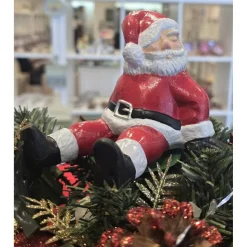 Weihnachtsmann aus Keramik - Weihnachtsdekoration - Nikolaus