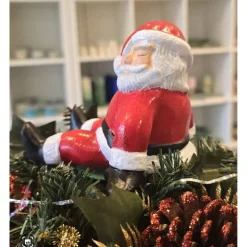 Weihnachtsmann aus Keramik - Weihnachtsdekoration - Nikolaus