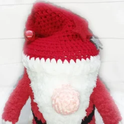 Weihnachtsmann mit Sack, Klorollenversteck für 3 Rollen