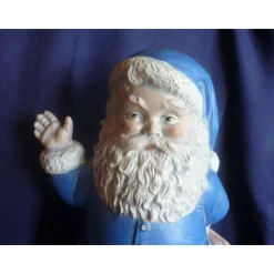 Weihnachtsmann mit Sack zum Befüllen,Blau,Handarbeit